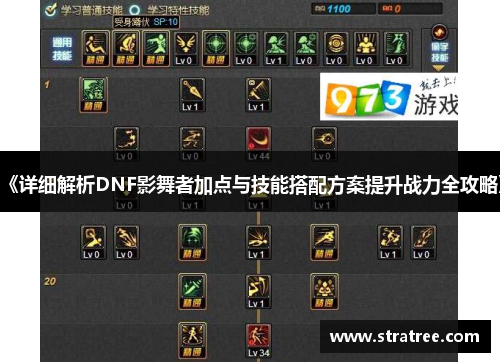 《详细解析DNF影舞者加点与技能搭配方案提升战力全攻略》