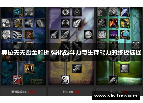 奥拉夫天赋全解析 强化战斗力与生存能力的终极选择